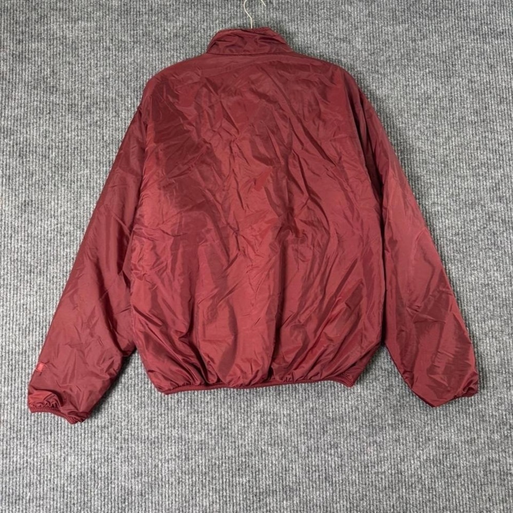 VTG Champion MSU Bulldogs Pullover Jacket Maroon Mens 90s Collegiate Windbreaker - Picture 3 of 8